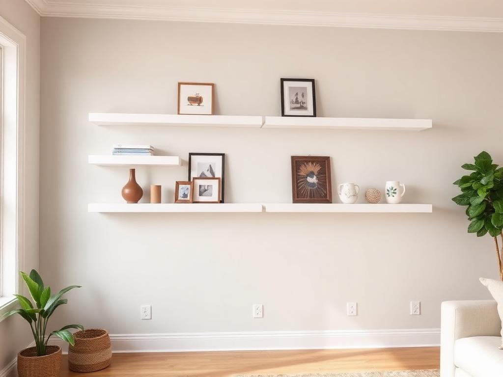 Custom Floating Shelves